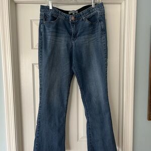 Wit & Wisdom Women's Dark Blue Bootcut Jeans